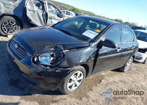 2008 Hyundai Accent Gls из США, поврежденный, VIN KMHCN46C78U232151